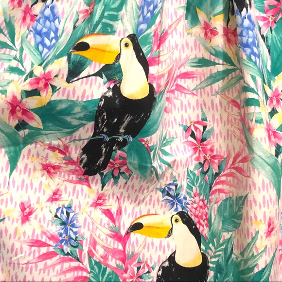 Hell Bunny Toucan Mid Dress w/ Pockets Size US XS / EU8 - Picture 6 of 11